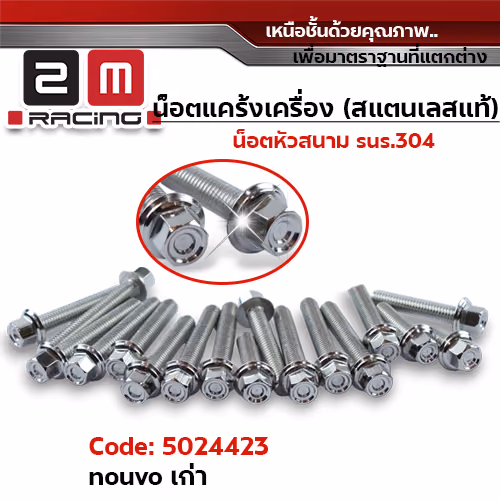 น็อตแคร้งเครื่องหัวสนาม - เลส Nouvo เก่า (25ตัว)