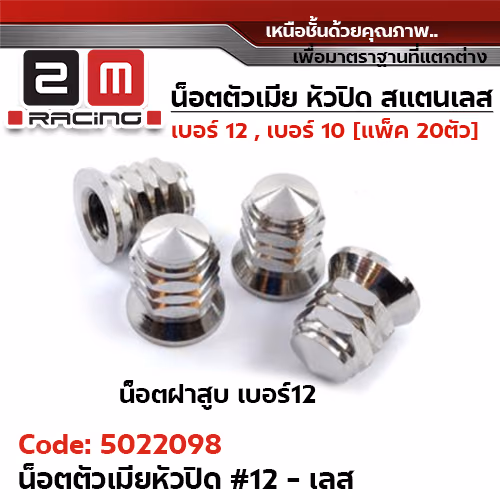 ตัวเมียเบอร์ 12 หัวปิด (เจดี) - เลส