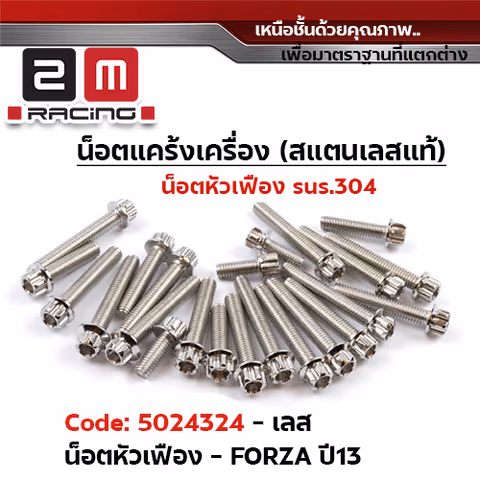 น็อตแคร้งเครื่องหัวเฟือง - เลส FORZA ปี2013 — 