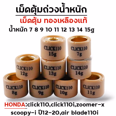 เม็ดตุ้ม CLICK 12g (20เม็ด) — 