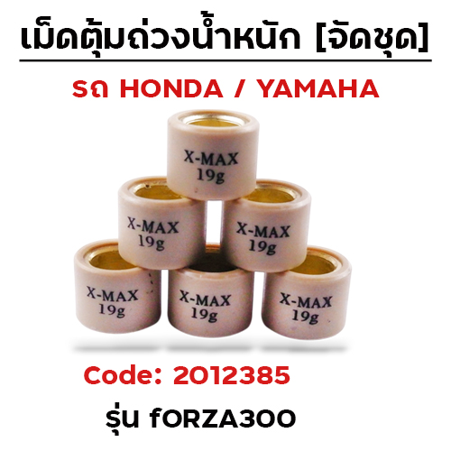 เม็ดตุ้ม (6เม็ด/ชุด 19g)-Forza300