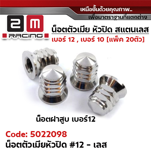 ตัวเมียเบอร์ 12 หัวปิด (เจดี) - เลส