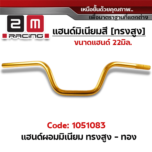 แฮนด์ผอมมิเนียม (ทรงสูง) - ทอง